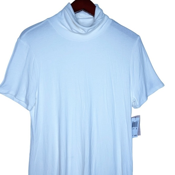 Philosophy NWT Short Sleeve Turtleneck Knit Top Size XL in Ivory White - Picture 2 of 11